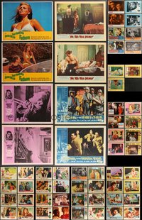 7s0383 LOT OF 91 1960S LOBBY CARDS 1960s incomplete sets from a variety of different movies!