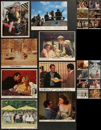 7s0782 LOT OF 22 COLOR 8X10 STILLS & MINI LOBBY CARDS 1960s-1980s a variety of movie scenes!