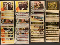 7s0345 LOT OF APPROXIMATELY 225 BAD GIRL LOBBY CARDS 1950s from several different movies!