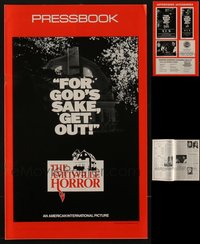 7s0579 LOT OF 20 UNCUT AMITYVILLE HORROR PRESSBOOKS 1979 James Brolin, Margot Kidder, get out!