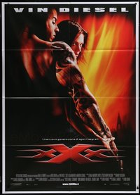 7s0057 LOT OF 9 FOLDED XXX ITALIAN ONE-PANELS 2002 secret agent Vin Diesel & sexy Asia Argento!