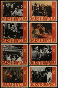 7s0873 LOT OF 29 SETS OF 8 CASABLANCA 8X10 COMMERCIAL PRINTS 2000s Bogart, Bergman, LC images!