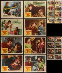 7s0454 LOT OF 32 1950S BAD TEENS LOBBY CARDS 1950s complete sets from four different movies!