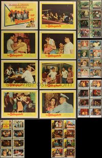 7s0429 LOT OF 48 1950S BAD TEENS LOBBY CARDS 1950s complete sets from six different movies!