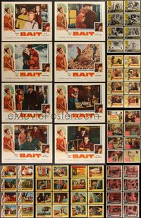 7s0410 LOT OF 64 1950S-60S BAD GIRL LOBBY CARDS 1950s-1960s complete sets from 8 different movies!