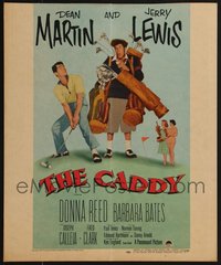 7s0118 LOT OF 20 CADDY WINDOW CARDS 1953 wacky Dean Martin & Jerry Lewis golfing, Donna Reed!