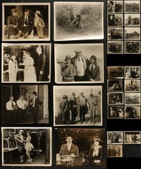 7s0753 LOT OF 43 1920S 8X10 STILLS 1920s a variety of great portraits, movie scenes & candids!