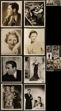 7s0796 LOT OF 18 1930S 8X10 STILLS 1930s a variety of great portraits & movie scenes!