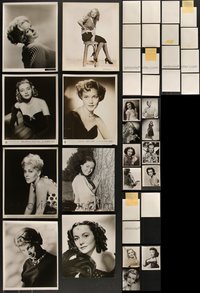 7s0792 LOT OF 19 8X10 STILLS OF SEXY ACTRESSES 1940s-1960s leading & supporting ladies!