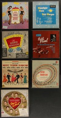 7s0529 LOT OF 7 RECORD BOX SETS 1950s music from a variety of different movies & artists!