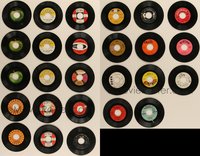 7s0845 LOT OF 26 45 RPM RECORDS 1960s-1970s songs from a variety of different artists!