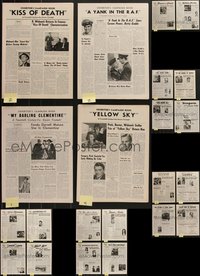 7s0094 LOT OF 42 UNCUT 1950S-60S FOX PRESSBOOKS 1950s-1960s advertising for a variety of movies!