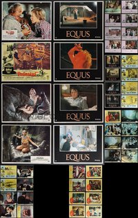 7s0426 LOT OF 48 LOBBY CARDS 1960s-1970s mostly incomplete sets from a variety of movies!