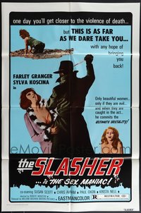 7s0271 LOT OF 12 FOLDED SLASHER ONE-SHEETS 1974 The Sex Maniac, closer to the violence of death!