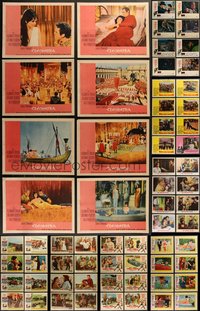 7s0368 LOT OF 119 1960S LOBBY CARDS 1960s mostly complete sets from several different movies!