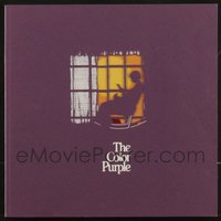 7s0567 LOT OF 5 COLOR PURPLE DIE-CUT SOUVENIR PROGRAM BOOKS 1985 Steven Spielberg, Whoopi, Oprah