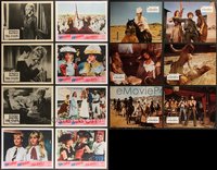 7s0470 LOT OF 22 LOBBY CARDS FROM BRIGITTE BARDOT MOVIES 1950s incomplete sets from her movies!