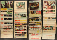 7s0341 LOT OF APPROXIMATELY 350 LOBBY CARDS 1950s-1960s from a variety of different movies!