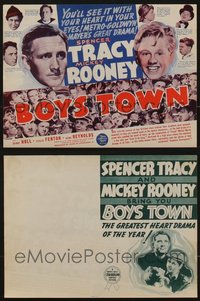 7s0576 LOT OF 29 BOYS TOWN HERALDS 1938 Spencer Tracy & Mickey Rooney classic!