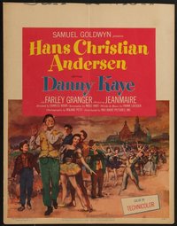 7s0121 LOT OF 15 HANS CHRISTIAN ANDERSEN WINDOW CARDS 1952 Danny Kaye as the Danish storyteller!