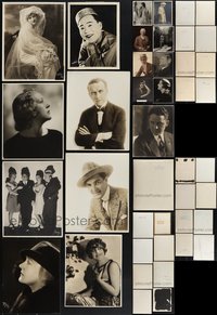 7s0774 LOT OF 25 MOSTLY 1920S-30S DELUXE 8X10 STILLS 1920s-1930s great male & female portraits!