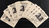 7s0575 LOT OF 100 FUGITIVE LOCAL THEATRE HERALDS 1993 Harrison Ford on wanted poster!