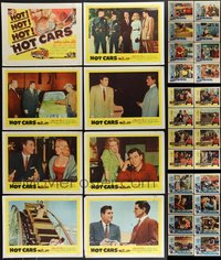 7s0452 LOT OF 32 1950S TEENAGE HOT ROD LOBBY CARDS 1950s complete sets from 4 different movies!