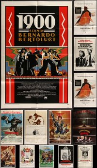 7s0261 LOT OF 16 FOLDED ONE-SHEETS 1970s-1980s great images from a variety of different movies!