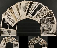 7s0667 LOT OF APPROXIMATELY 350 MOSTLY 1950S 8X10 STILLS 1950s a variety of cool movie scenes!