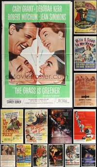 7s0250 LOT OF 20 FOLDED ONE-SHEETS 1940s-1980s great images from a variety of different movies!