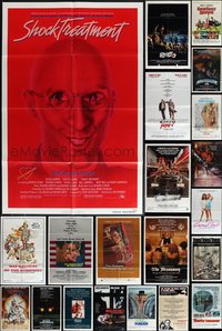 7s0174 LOT OF 80 FOLDED ONE-SHEETS 1970s-1980s great images from a variety of different movies!