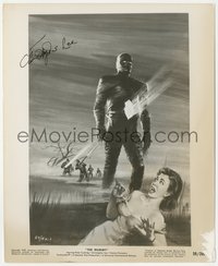 7t0160 CHRISTOPHER LEE signed 8.25x10 still 1959 great Joseph Smith art for The Mummy posters!