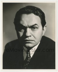 7t1245 EDWARD G. ROBINSON 8.25x10 still 1930s intense head & shoulders close up by Scotty Welbourne!