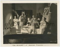 7t1263 MUMMY 8x10.25 still 1932 the Egyptian ritual where Boris Karloff is wrapped in bandages!