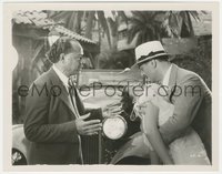 7t1268 ONE WAY PASSAGE candid 8x10.25 still 1932 William Powell & Kay Francis rehearsing a scene!