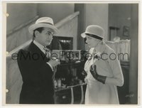 7t1269 OUTSIDE THE LAW 7.75x10.25 still 1930 Edward G. Robinson tells Mary Nolan to come upstairs!