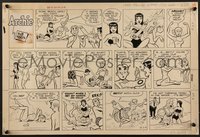 7t0003 ARCHIE COMICS 15x22 original comic strip art 1958 Bob Montana, Archie, Betty, Veronica, Jughead