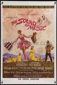 7t0282 SOUND OF MUSIC Aust 1sh 1965 artwork of Julie Andrews by Howard Terpning, rare!