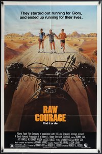 7t0826 COURAGE 1sh 1984 started out running for Glory, ended up running for their lives, ultra rare!