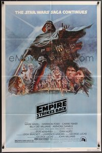 7t0852 EMPIRE STRIKES BACK style B NSS style 1sh 1980 George Lucas classic, art by Tom Jung!