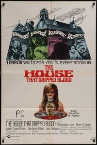 7t0905 HOUSE THAT DRIPPED BLOOD int'l 1sh 1971 Christopher Lee, Vampires! Voodoo! Vixens!