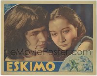 7t0376 ESKIMO LC 1933 best romantic close up of real life Alaskan Ray Mala & Lotus Long, rare!