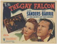 7t0319 GAY FALCON TC 1941 detective George Sanders, Wendy Barrie, Allen Jenkins, mystery!