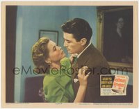 7t0384 GENTLEMAN'S AGREEMENT LC #7 1947 Elia Kazan, romantic c/u of Gregory Peck & Dorothy McGuire!