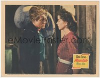 7t0424 MOONTIDE LC 1942 c/u of Ida Lupino & Jean Gabin with sack on shoulder, Fritz Lang, rare!