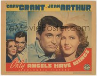 7t0432 ONLY ANGELS HAVE WINGS LC 1939 best c/u of Cary Grant & Jean Arthur, Howard Hawks, ultra rare!