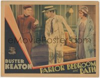 7t0434 PARLOR BEDROOM & BATH LC 1931 Buster Keaton by bellboy angry over tiny tip, ultra rare!