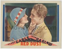 7t0444 RED DUST LC 1932 romantic close up of Gene Raymond & pretty Mary Astor, ultra rare!