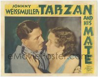 7t0450 TARZAN & HIS MATE LC 1934 c/u of Maureen O'Sullivan & creepy Paul Cavanagh, ultra rare!