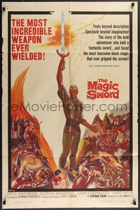 7t0952 MAGIC SWORD 1sh 1961 Gary Lockwood wields the most incredible weapon ever!